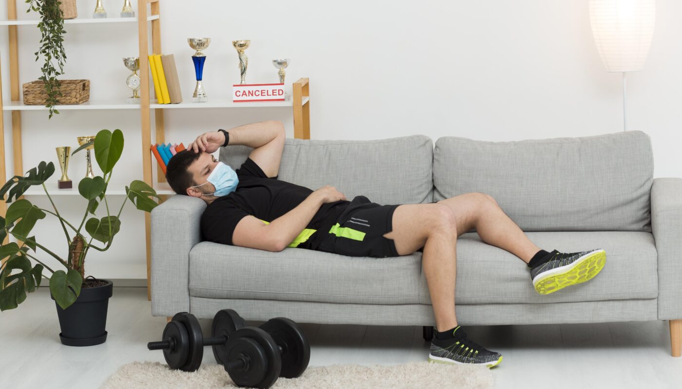 https://www.freepik.com/free-photo/man-relaxing-sofa-while-wearing-sportswear-face-mask_9066630.htm#fromView=search&page=1&position=6&uuid=9da2f774-2466-4d46-94ae-fc9afa184e30